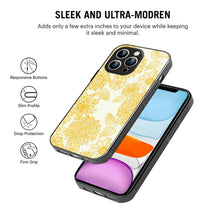 Bornstud Floral Bloom Printed Case for iPhone 16 Pro Yellow