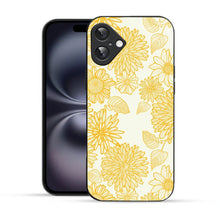 Bornstud Floral Bloom Printed Case for iPhone 16 Yellow