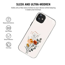 Bornstud Minimal Floral Printed Case for iPhone 12