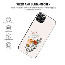 Bornstud Minimal Floral Printed Case for iPhone 12 Pro