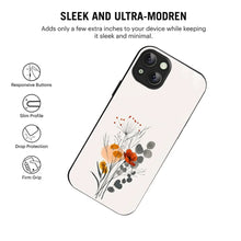 Bornstud Minimal Floral Printed Case for iPhone 14