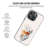Bornstud Minimal Floral Printed Case for iPhone 14 Pro