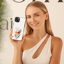 Bornstud Minimal Floral Printed Case for iPhone 15