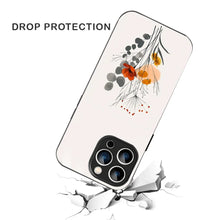 Bornstud Minimal Floral Printed Case for iPhone 16 Pro