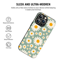 Bornstud Bold Daisy Printed Case for iPhone 15 Pro