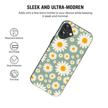Bornstud Bold Daisy Printed Case for iPhone 16