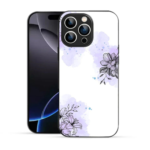 Bornstud Watercolor Floral Printed Case for iPhone 16 Pro Max