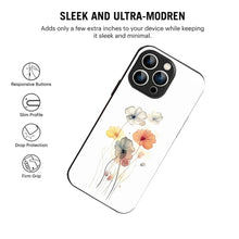 Bornstud Abstract Floral Printed Case for iPhone 15 Pro Max