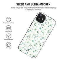 Bornstud Green Blossom Printed Case for iPhone 12