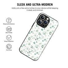 Bornstud Green Blossom Printed Case for iPhone 13 Pro