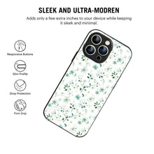 Bornstud Green Blossom Printed Case for iPhone 14 Pro