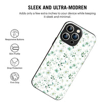 Bornstud Green Blossom Printed Case for iPhone 15 Pro