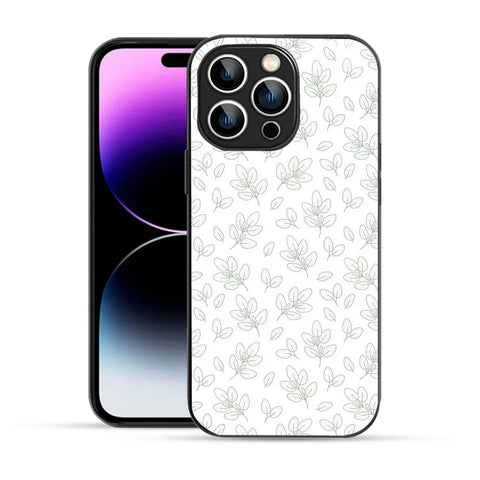 Bornstud Minimal Leaf Printed Case for iPhone 14 Pro