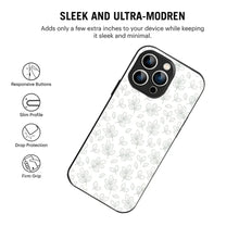 Bornstud Minimal Leaf Printed Case for iPhone 14 Pro