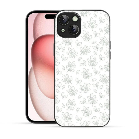 Bornstud Minimal Leaf Printed Case for iPhone 15 Plus
