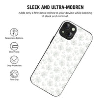 Bornstud Minimal Leaf Printed Case for iPhone 15 Plus