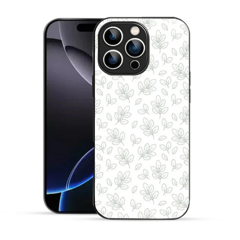 Bornstud Minimal Leaf Printed Case for iPhone 16 Pro