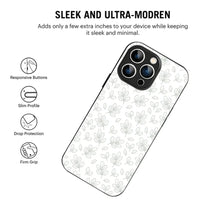 Bornstud Minimal Leaf Printed Case for iPhone 16 Pro