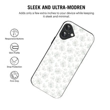 Bornstud Minimal Leaf Printed Case for iPhone 16