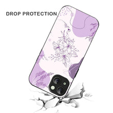 Bornstud Lavender Blossom Printed Case for iPhone 14 purple