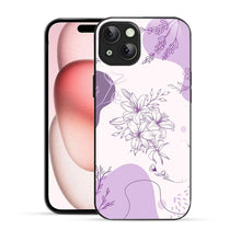 Bornstud Lavender Blossom Printed Case for iPhone 15 purple