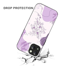 Bornstud Lavender Blossom Printed Case for iPhone 15 purple