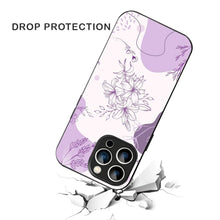 Bornstud Lavender Blossom Printed Case for iPhone 15 Pro purple