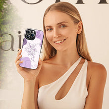 Bornstud Lavender Blossom Printed Case for iPhone 15 Pro purple