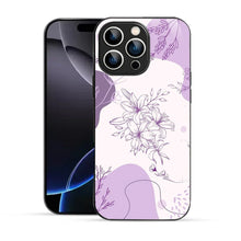 Bornstud Lavender Blossom Printed Case for iPhone 16 Pro purple