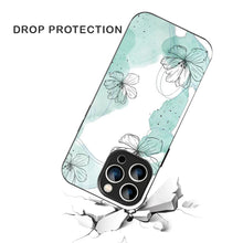 Bornstud MInt Blossom Printed Case for iPhone 16 Pro mint