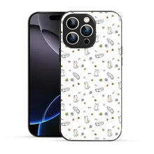 Bornstud Playful Cats Printed Case for iPhone 16 Pro Brown & Green