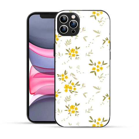 Bornstud Yellow Blossom Printed Case for iPhone 12 Pro