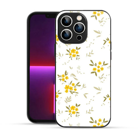Bornstud Yellow Blossom Printed Case for iPhone 13 Pro
