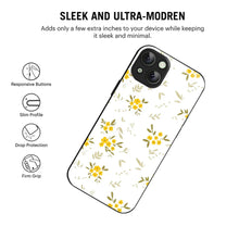 Bornstud Yellow Blossom Printed Case for iPhone 15