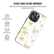 Bornstud Yellow Blossom Printed Case for iPhone 15 Pro