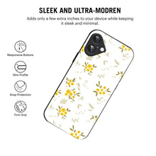 Bornstud Yellow Blossom Printed Case for iPhone 16