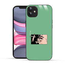 Bornstud Smoking girl Printed Case for iPhone 12 green
