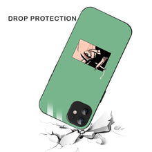 Bornstud Smoking girl Printed Case for iPhone 12 green