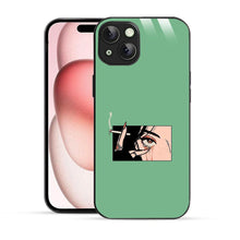 Bornstud Smoking girl Printed Case for iPhone 15 green