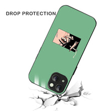 Bornstud Smoking girl Printed Case for iPhone 15 green