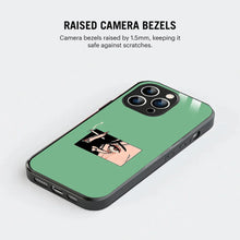 Bornstud Smoking girl Printed Case for iPhone 15 Pro green