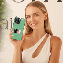 Bornstud Smoking girl Printed Case for iPhone 15 Pro green