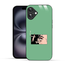 Bornstud Smoking girl Printed Case for iPhone 16 green