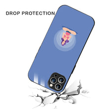 Bornstud Yoga girl Printed Case for iPhone 12 Pro Blue