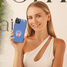 Bornstud Yoga girl Printed Case for iPhone 12 Pro Blue