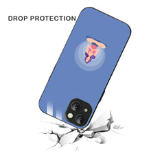 Bornstud Yoga girl Printed Case for iPhone 15 Blue