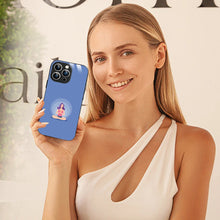 Bornstud Yoga girl Printed Case for iPhone 15 Pro Blue
