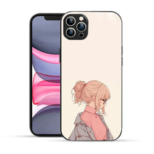 Bornstud Chic Aesthetic Printed Case for iPhone 12 Pro Beige & Paste
