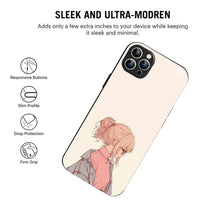 Bornstud Chic Aesthetic Printed Case for iPhone 11 Pro Beige & Paste