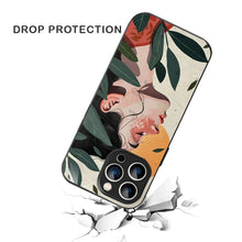 Bornstud Botanical Art Printed Case for iPhone 14 Pro Green & Beige